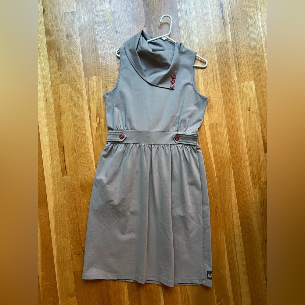 Matilda Jane Gray and Red Knit dress
